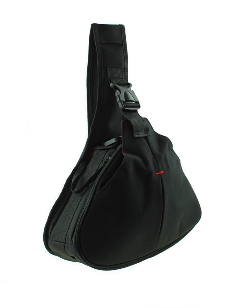 One Shoulder Triangle Camera Bag Padded Anti-shock DSLR SLR Camera Backpack Case Satchel for Canon Nikon Sony Panasonic with Rain Cover