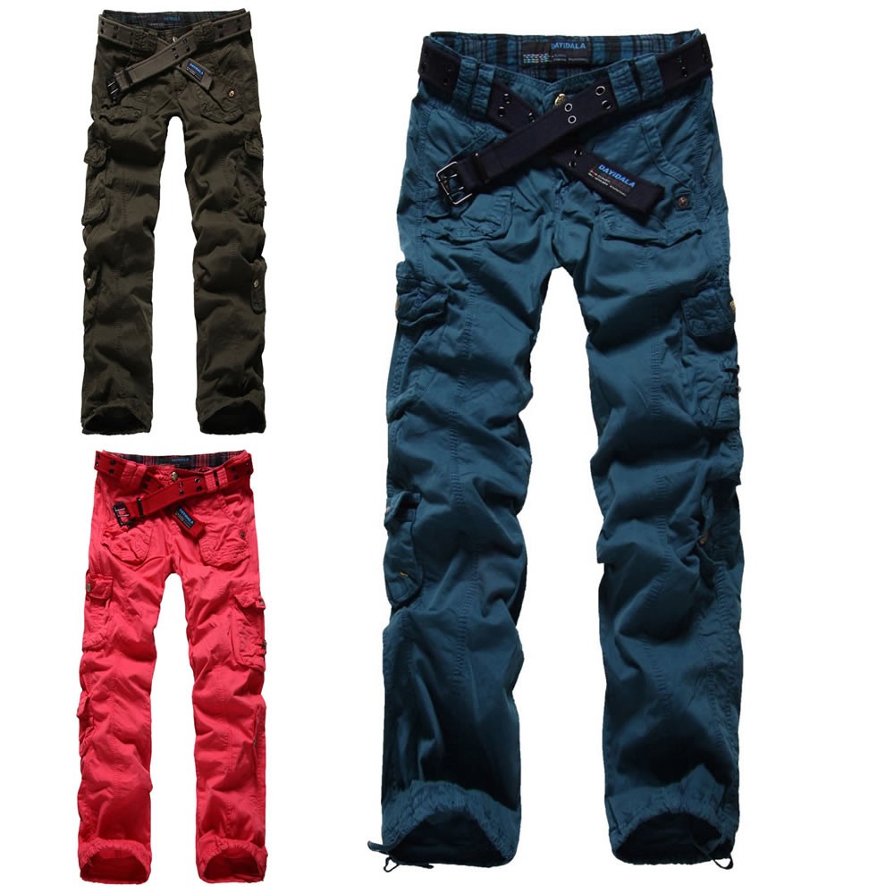 UK NEW Womens Girls Army Combat Cargo Trousers Casual Baggy Hip Hop Work Pants